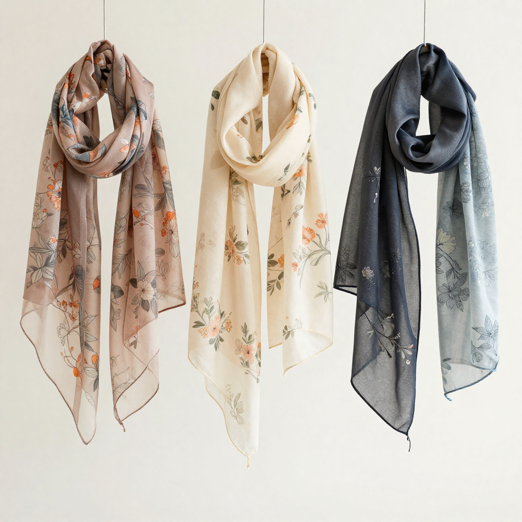 Håndlagde Individuelle Skjerf